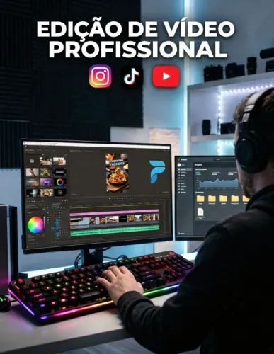 Edição de vídeo profissional (Instagram, Tik Tok, Youtube)
