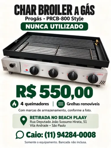 Char Broiler a Gas