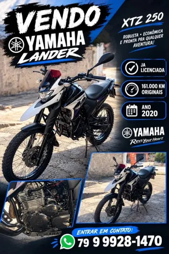 Yamaha XTZ 250 Lander 249cc/lander Blueflex 2020