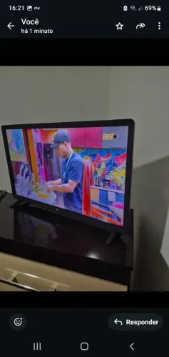 Vendo TV smat LG 32' Led Full HD semi nova 