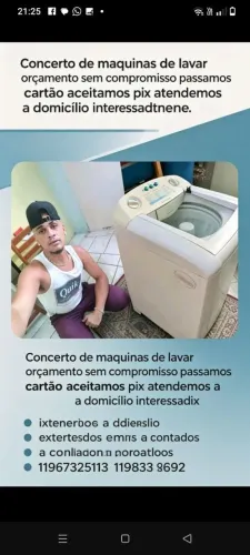 Conserto de Máquina de Lavar Electrolux e Brastemp Consul?