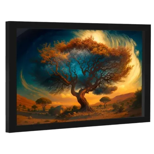 Quadro Decorativo Árvore no Deserto