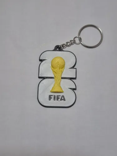 Chaveiro copa do mundo 2026 em 3D