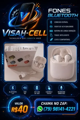FONE DE OUVIDO BLUETOOTH