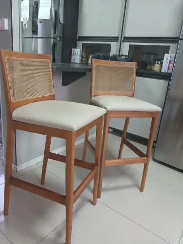 Banquetas madeira modernas tok stok