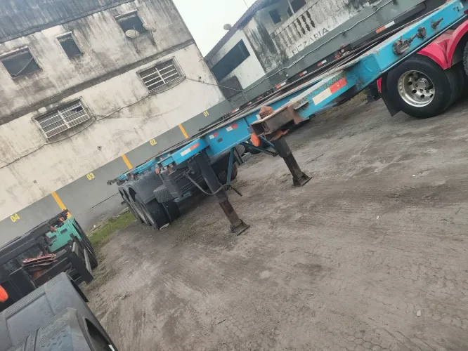 Chassi porta container semi reboque