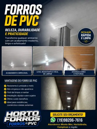 Instalação de Forros em PVC