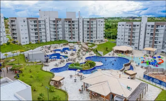 Apartamento em Condominio Lagoa Eco Towers 5 minutos do Park Lagoa Quente