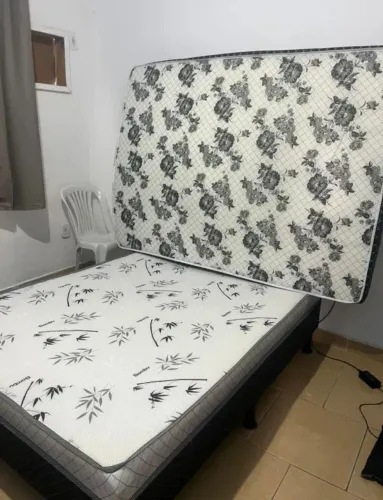 CAMA MONÂCO OU BLACK D26 CASAL + COLCHÃO CASAL D20 - 12CM EM PROMOÇÃO GARANTA O SEU KIT