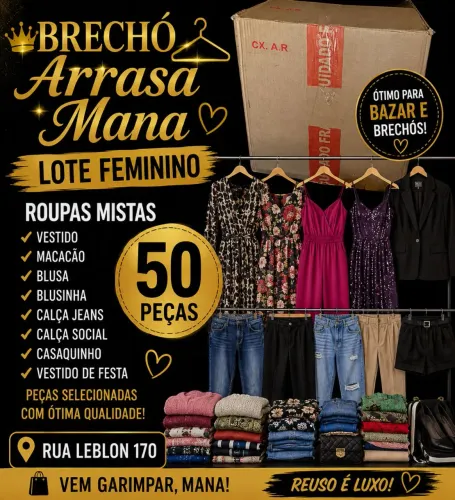 Lote feminino mista N variados