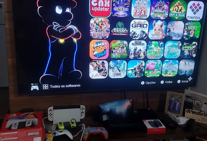 Nitendo switch oled desbloqueado