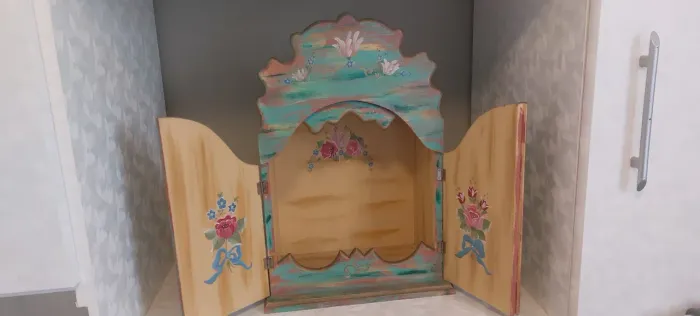 Oratorio madeira artesanal