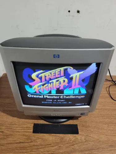 MONITOR CRT TUBO HP RARIDADE