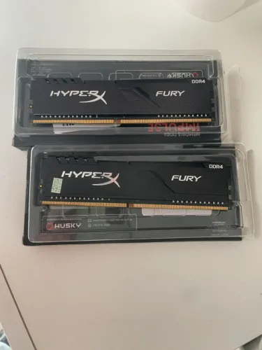 Memória Kingston HyperX Fury Black, 8GB(4x2), 2666MHz, DDR4