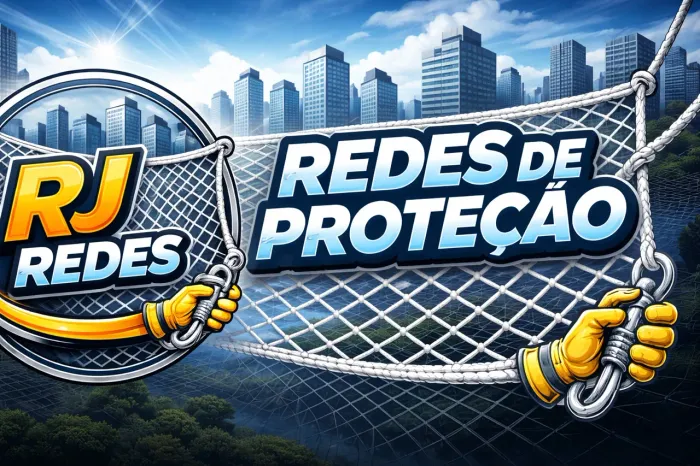 Instalação de rede de proteção