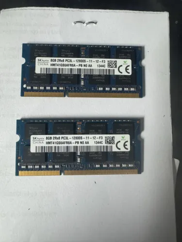 Memória notebook 16 gigas 8x8 12800s PC3L
