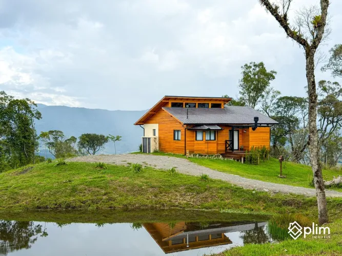 Sítio com cabana no alto da montanha 15 hectares em Bom Retiro, SC