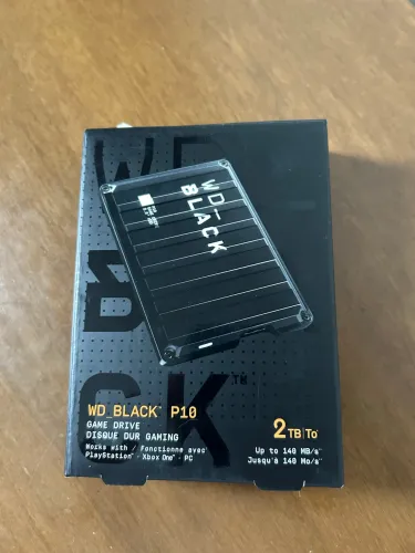 HD externo WD Black P10 2TB para PlayStation Xbox e PC