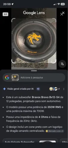 Caixa de som automotivo