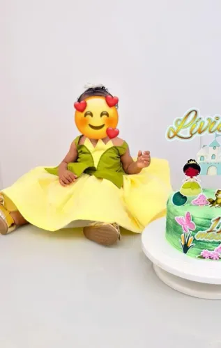 Vestido de princesa Tiana