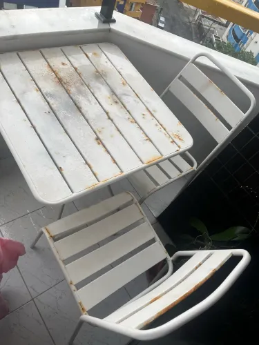 Mesa varanda de ferro