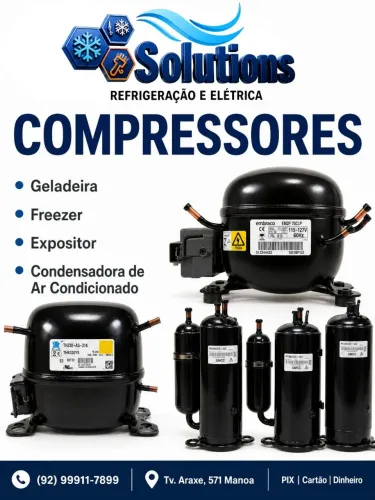 Compressores para freezer geladeira