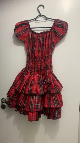 Vestidos junino vermelho e preto tamanho G