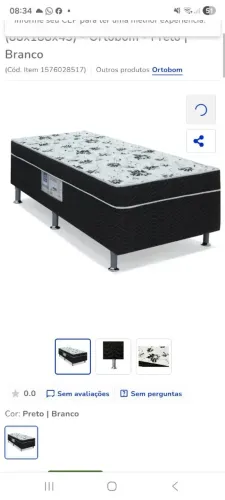 Cama em ótimo estado motivo da venda comprei outra