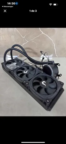Water cooler 360mm ice black Rise Mode