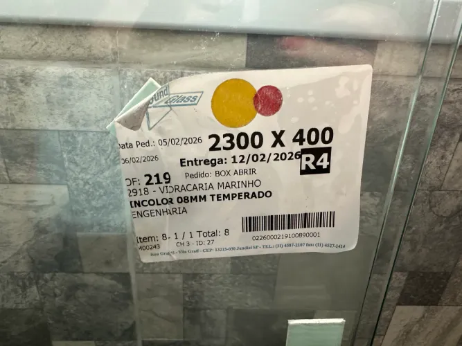 3 Vidros 8mm - 2.30x40