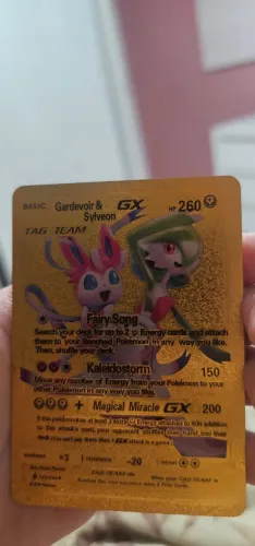 Pokémon Tag Team Gardevoir & Sylveon GX Gold Foil Card Fan Art