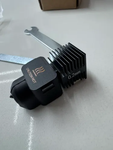 Bico Hotend 0,2 mm Compatível Bambu Lab A1 / A1 Mini / P1P / P1S / X1C / X1E