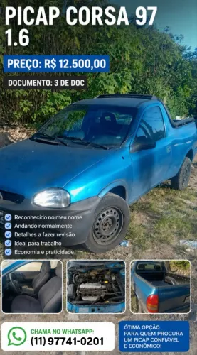 Chevrolet Corsa GL 1.6 MPFI / 1.4 EFI 2P E 4P 1996