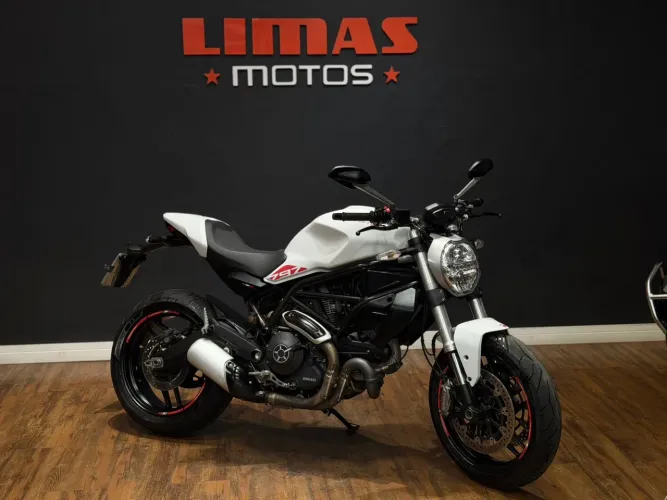 Monster 797 Branca 2019 - Apenas 6.300 KM.