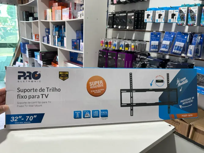 Suporte de Trilho para Tv 32 - 70 Polegadas Ultra Slim 