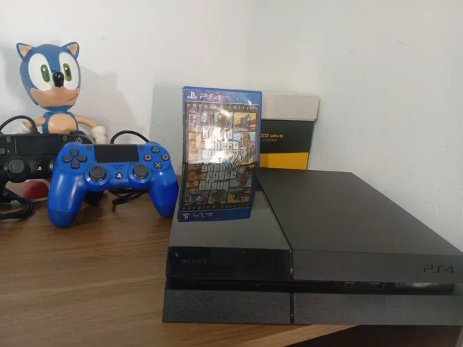 Ps4 +2 controles original c/ fio 