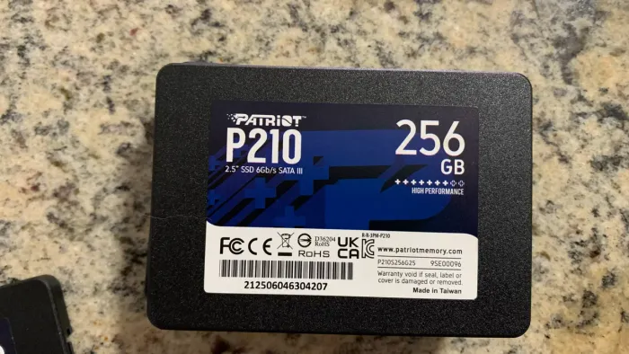 SSD Patriot High Performance 256GB