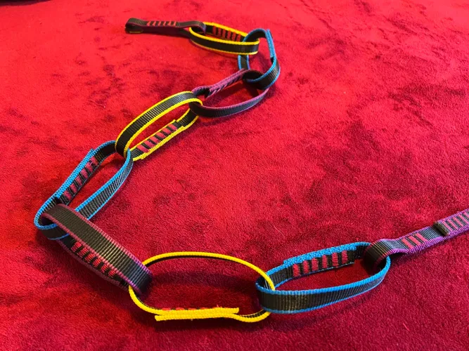 Escalada multi chain solteira ancoragem