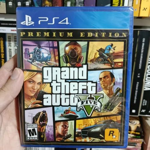 Grand Theft Auto V Premium Edition - GTA 5 PS4 Midia Fisica Lacrada