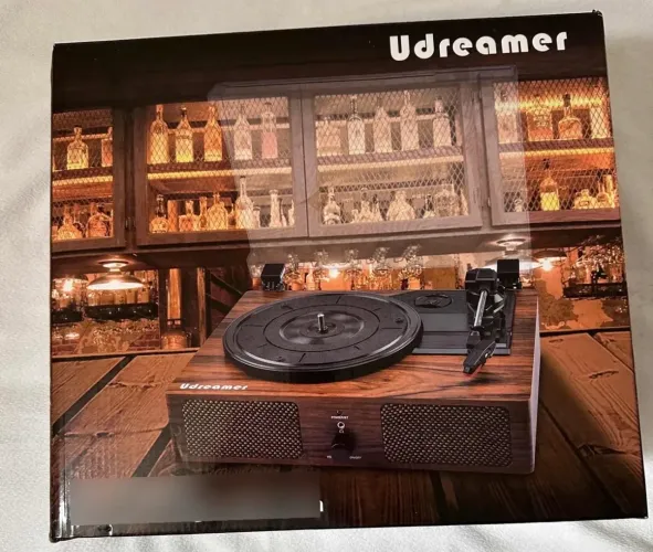 Vitrola toca disco aparelho som autofalante integrado musica disco vinil LPs 