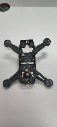 Carcaça / Peças DJI Spark: Mid-frame com Antenas + Bottom Shell