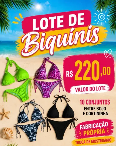 Liquidação de biquínis