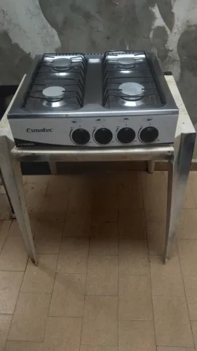 Fogão de mesa 4 bocas esmaltec acendimento manual funcionando tudo.