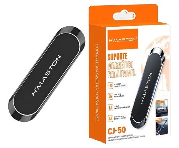 H'maston CJ-50 Suporte Celular Carro Veicular Magnético