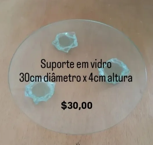 BANDEJAS (SUPORTE) EM VIDRO