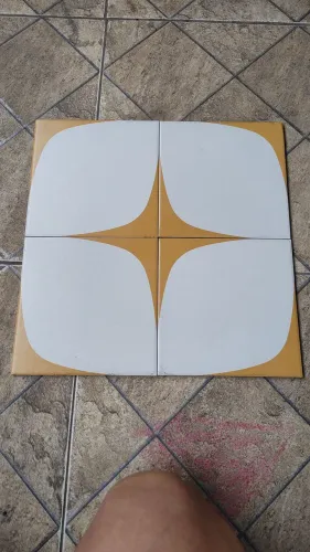 Piso/revestimento Atlas alvorada amarela