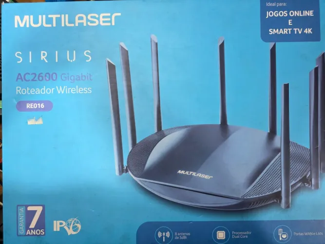 Roteador Multilaser Sirius AC2600 Wireless 