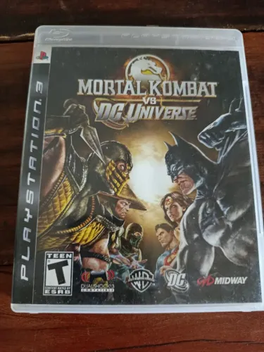 Mortal Kombat vs DC Universe PS3 Mídia Física Original