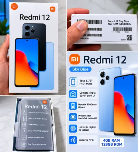 Smartphone Redimi 12 lacrado
