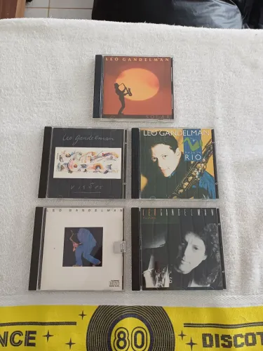 05 CD'S originais do saxofonista Leo Gandelman